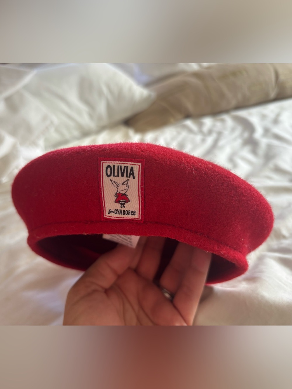 Gymboree Olivia Red Kids Beret Hat